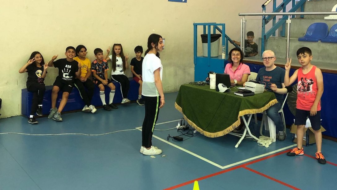 Türkiye Sportif Yetenek Taraması ve Spora Yönlendirme Projesi Kapsamında Etkinlikler Yapıldı.